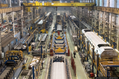 Производство подвижного состава в сентябре 2023