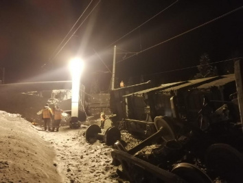 В Красноярском крае на железной дороге 26 вагонов с углем сошли с рельсов