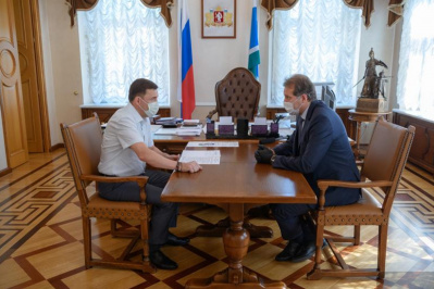 Евгений Куйвашев и Александр Потапов обсудили работу и перспективы развития корпорации «УВЗ»