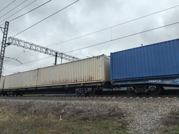 Перевозки контейнеров на сети ОАО «РЖД» в январе - ноябре 2025 года